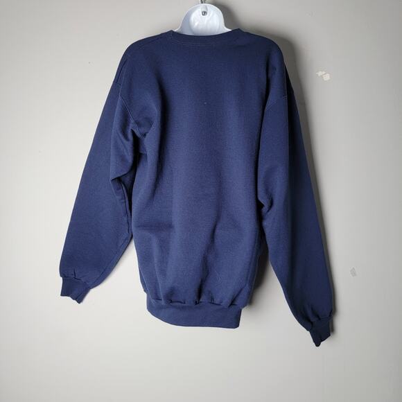 Disney World 2009 Sweatshirt Hanes Navy Blue Mickey Goofy Pluto M Disney Parks - Picture 2 of 10